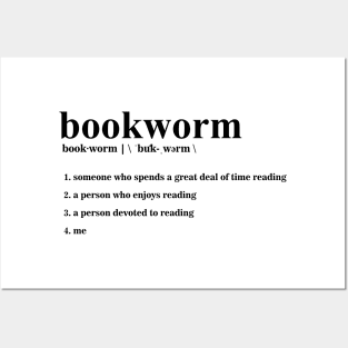 Bookworm Dictionary Definition Posters and Art